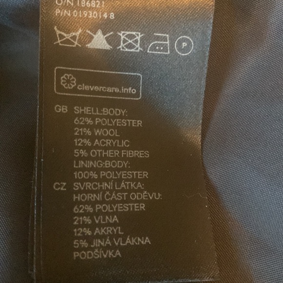 H& M Divided brand Grey and Black Leopard Print , Full length coat - Picture 6 of 7